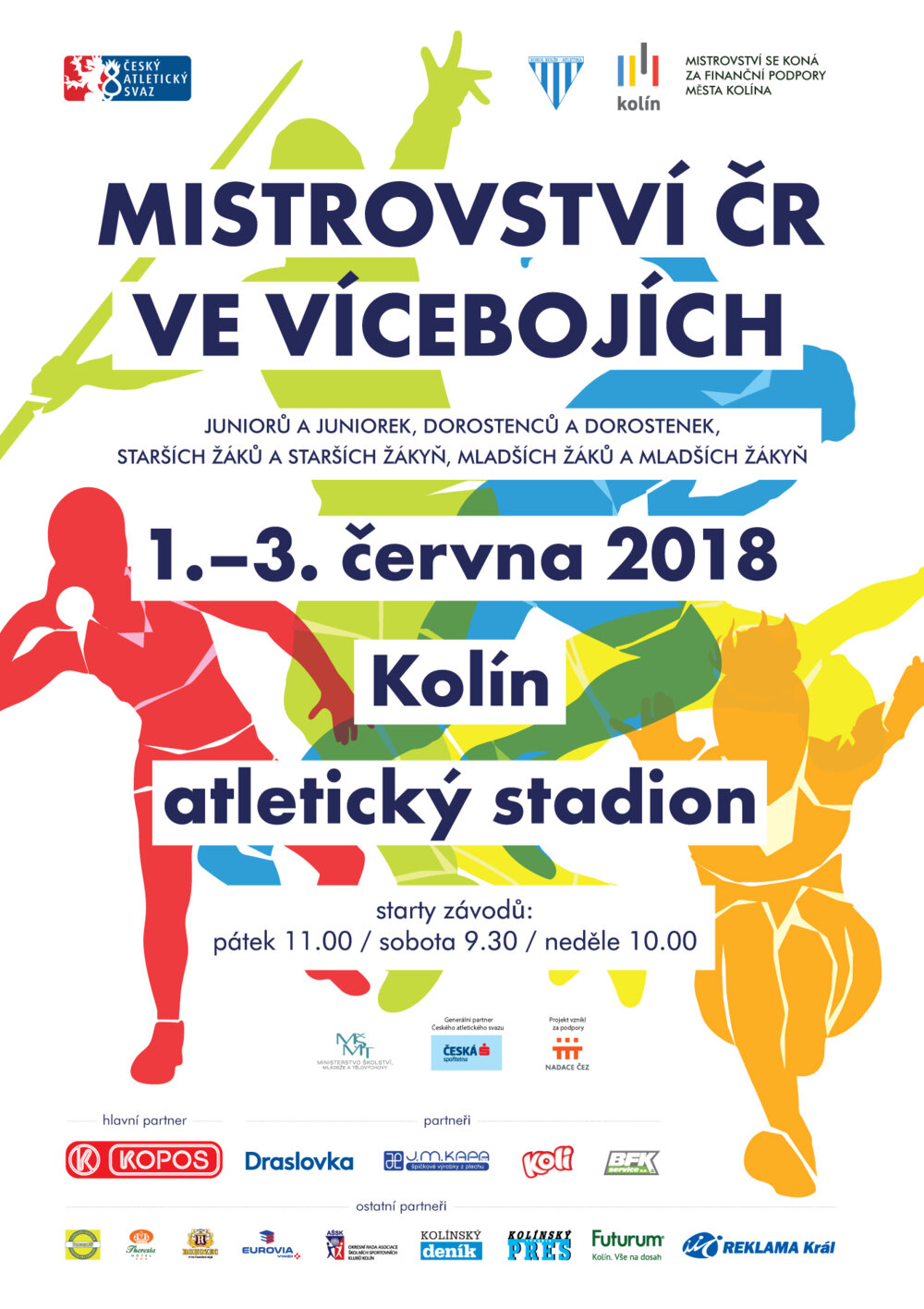 V Kolíně o mládežnické tituly i limity
