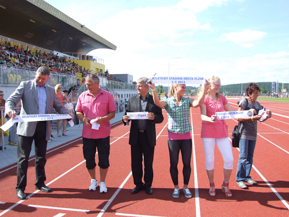 V Plzni otevírali nový stadion