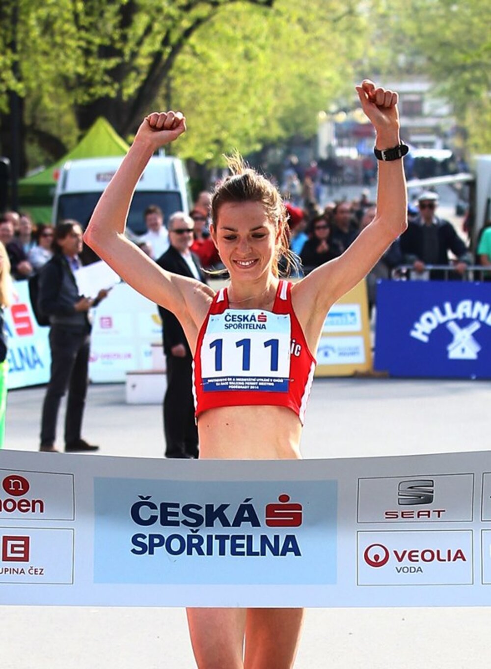 V nominaci na atleta dubna je Anežka Drahotová