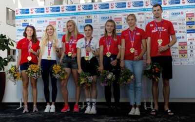 Přílet medailistů z Tallinnu