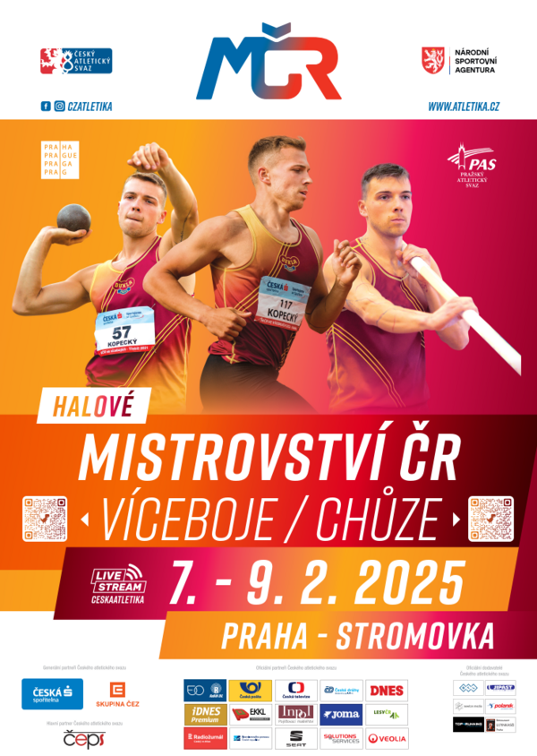 HMČR ve vícebojích a chůzi 2025