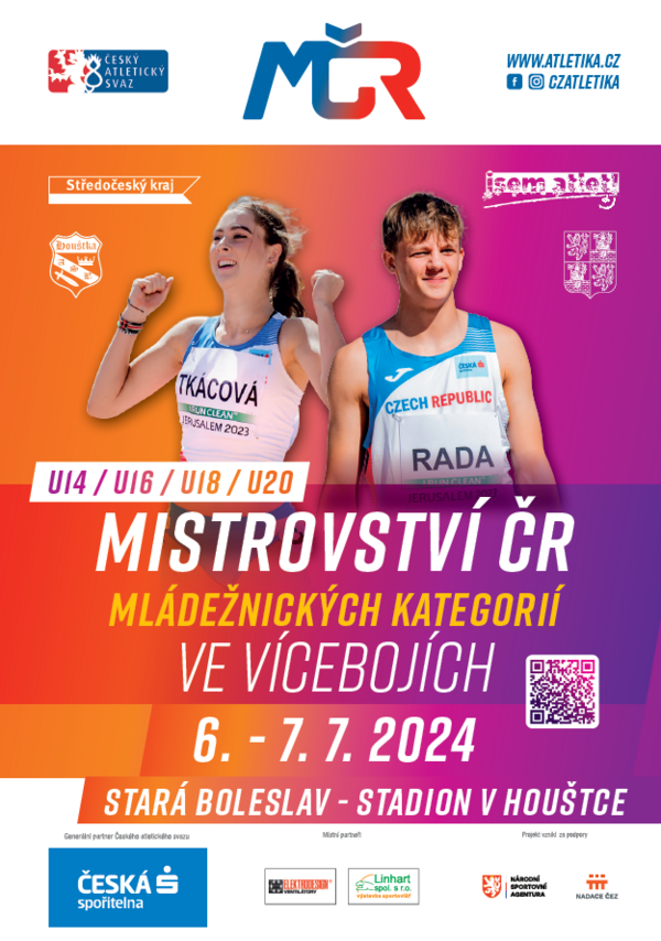 MČR ve vícebojích mládeže 2024
