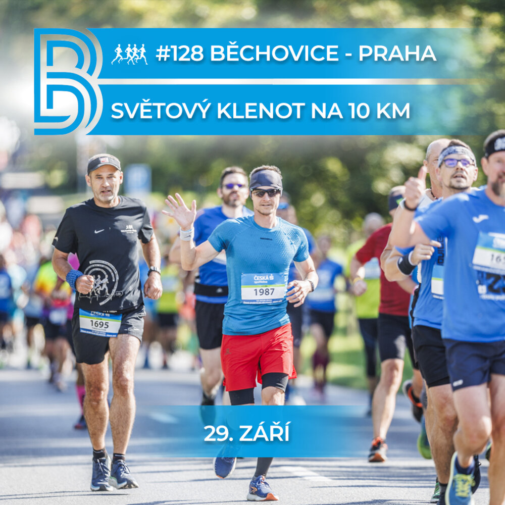 Běchovice-Praha na konci září již po 128.