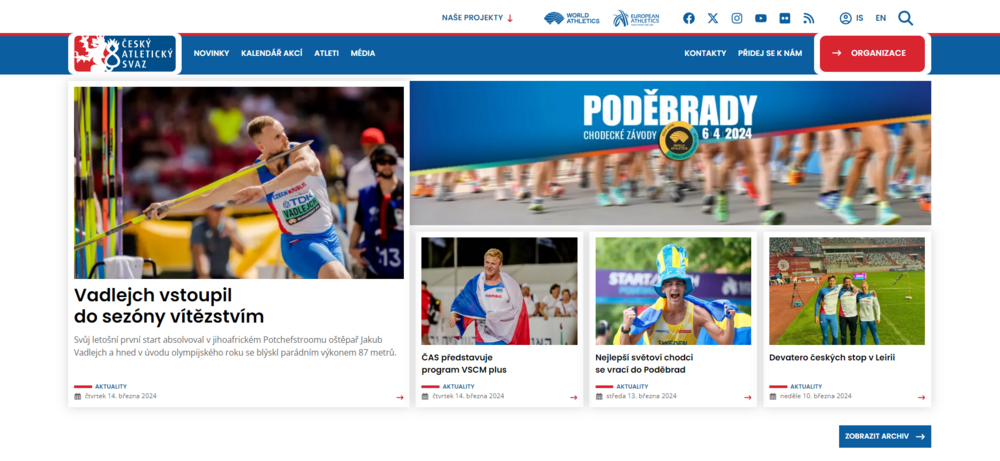 Atletika.cz v novém