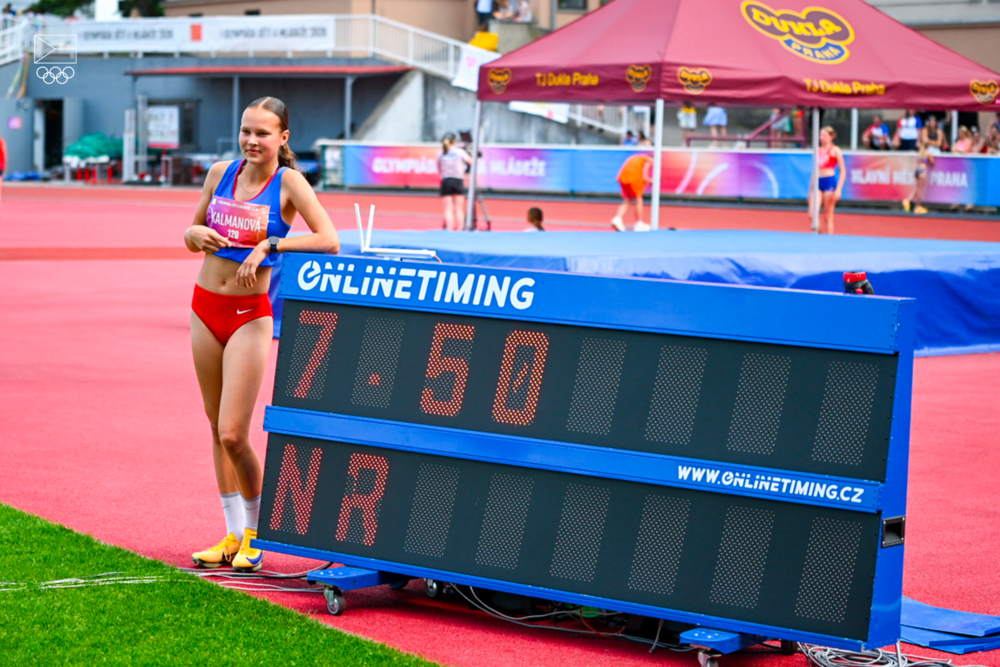 Kalmanová ozdobila atletiku na ODM národním rekordem