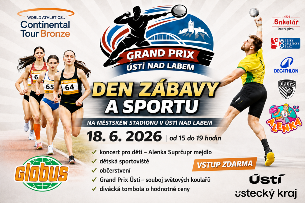 Grand Prix Ústí poprvé bronzovým mítinkem