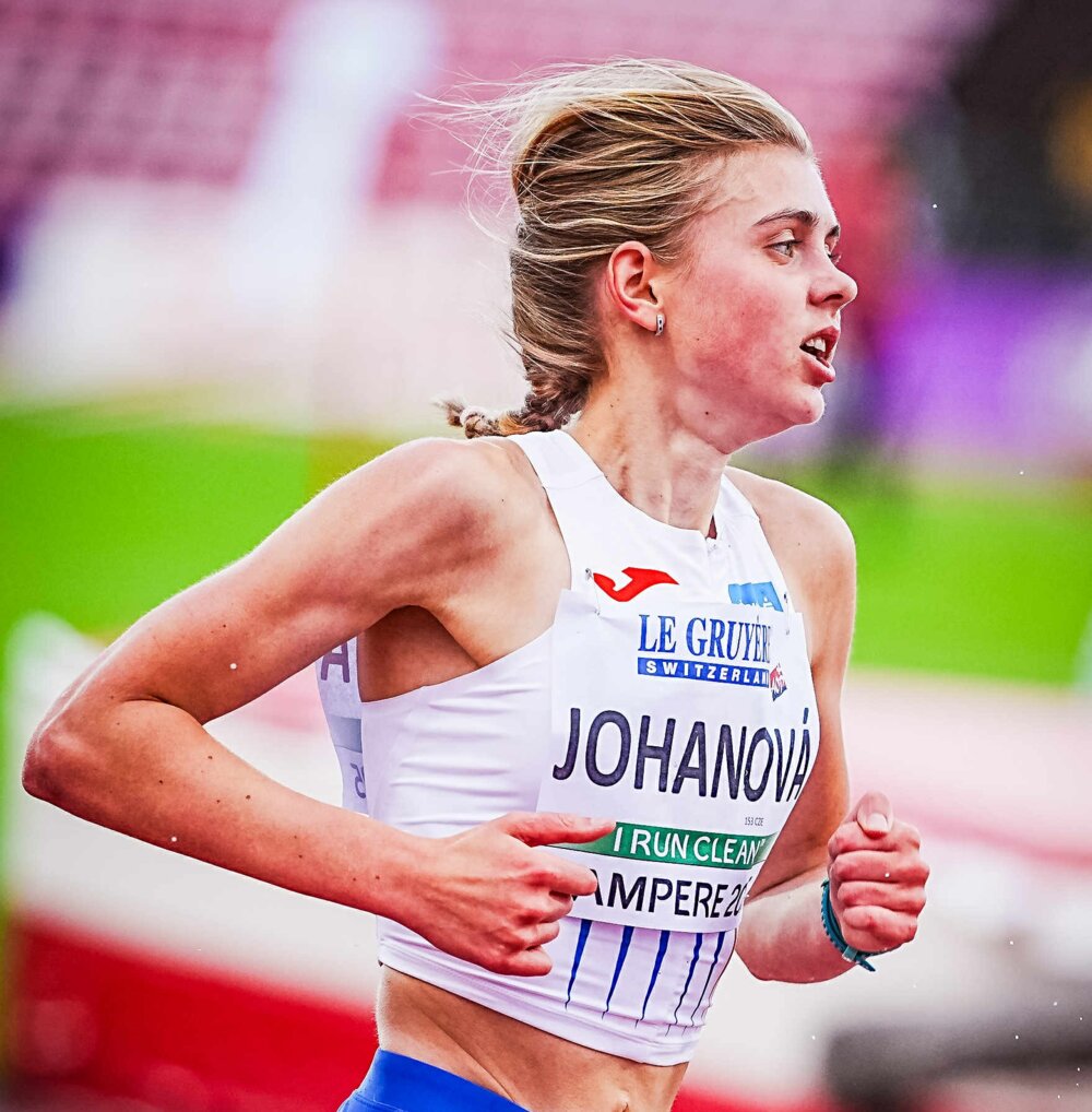 Jana Johanová doběhla v Tampere čtvrtá v národním rekordu