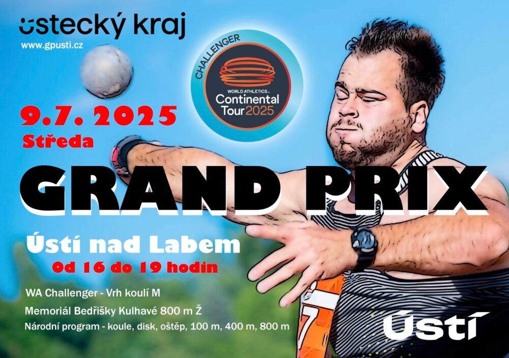 Pozvánka na Grand Prix Ústí nad Labem (9.7.2025)
