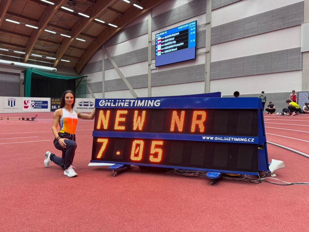 Maňasová zaběhla v Ostravě nový národní rekord