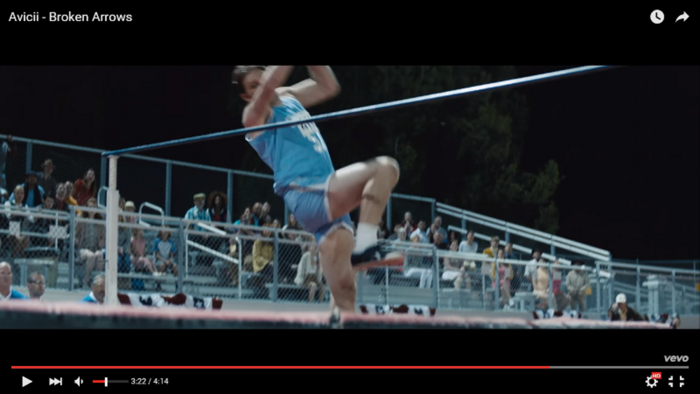 Fosburyho flop ve videoklipu