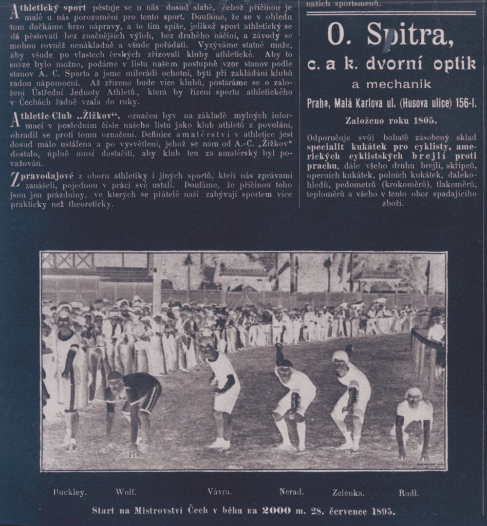 Seriál „120 let“ / Atletické disciplíny kdysi a dnes I.