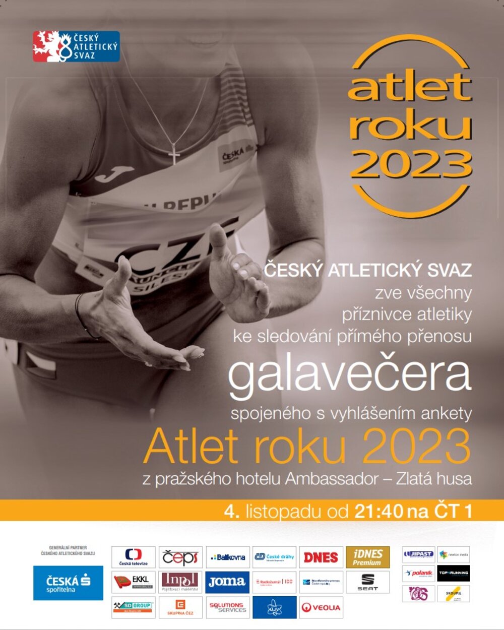 Desítka „finalistů“ Atleta roku 2023