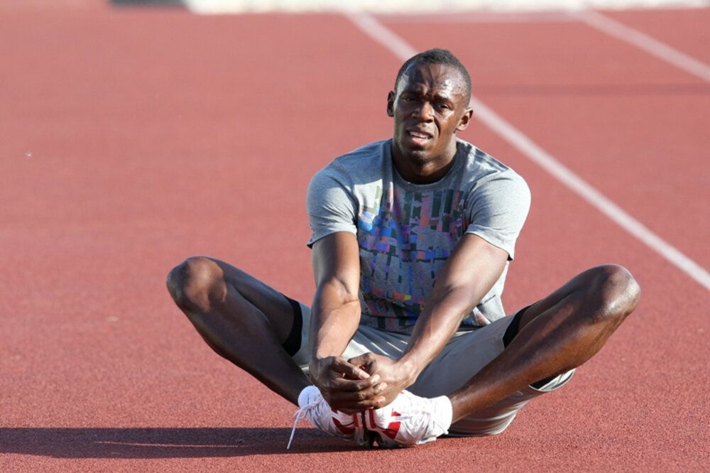 Bolt dělal traséra i vítězil