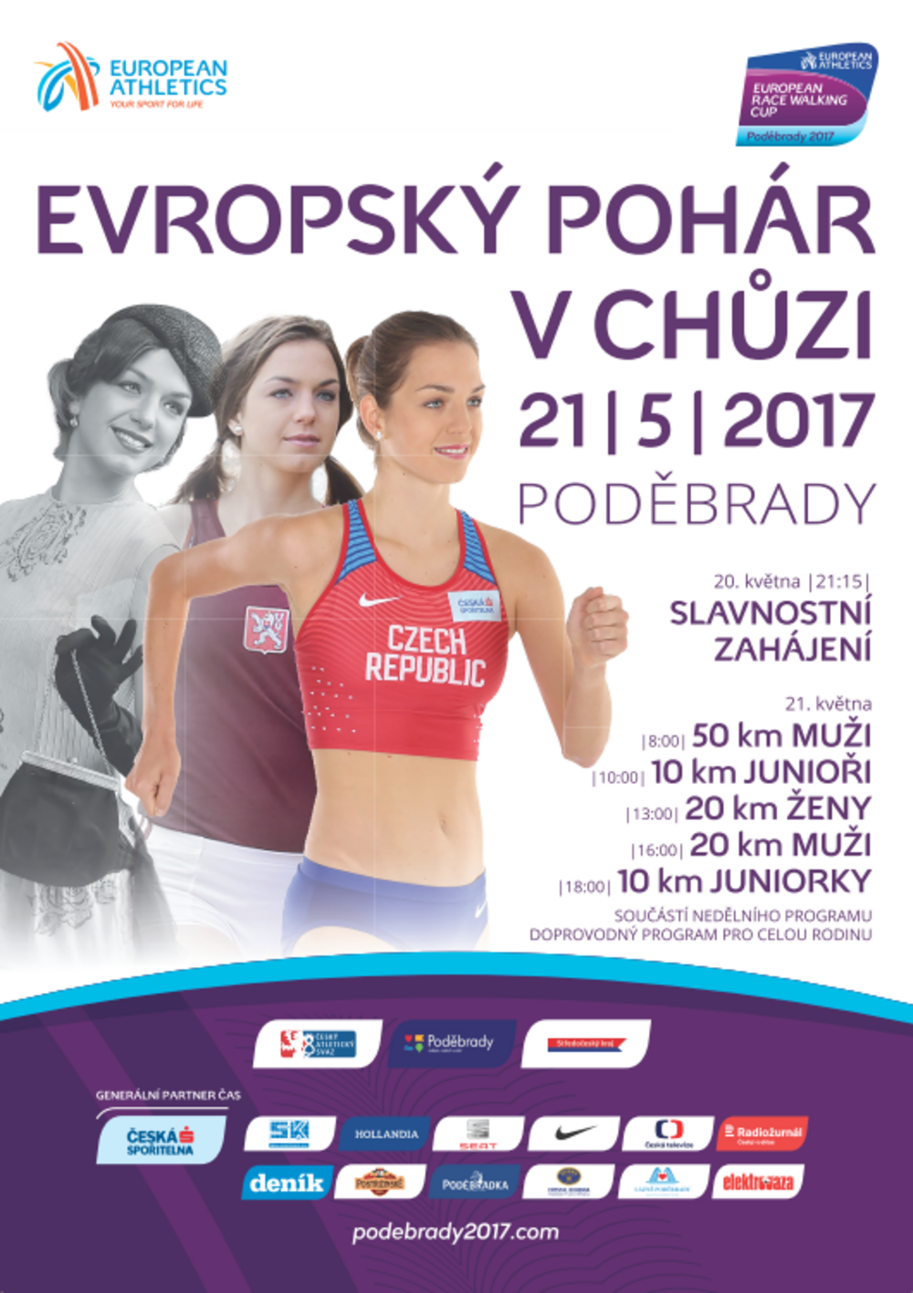 Poděbrady čeká za měsíc chodecký svátek