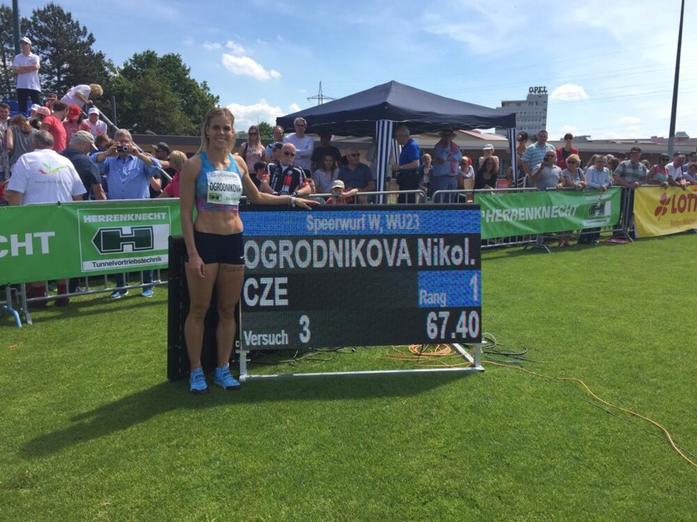 Ogrodníková zazářila v Offenburgu