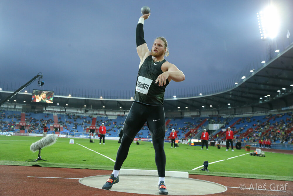 Crouser a Kendricks na Zlaté tretře