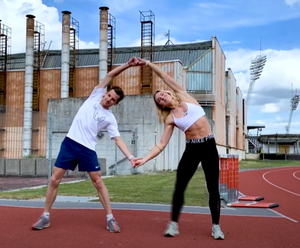 Hýbeme se s atlety - Klára Seidlová a Jan Friš