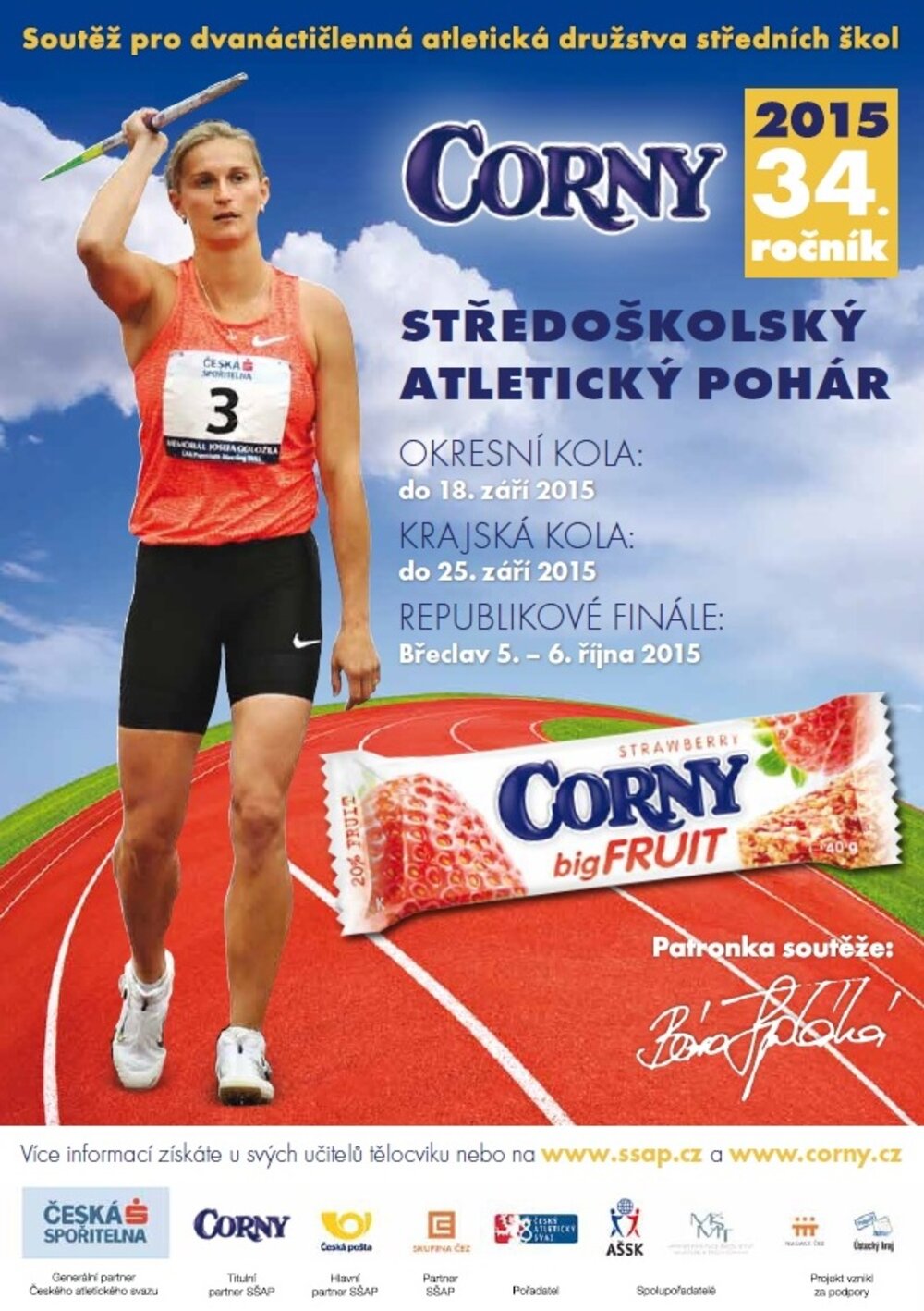 O Corny pohár již po čtyřiatřicáté