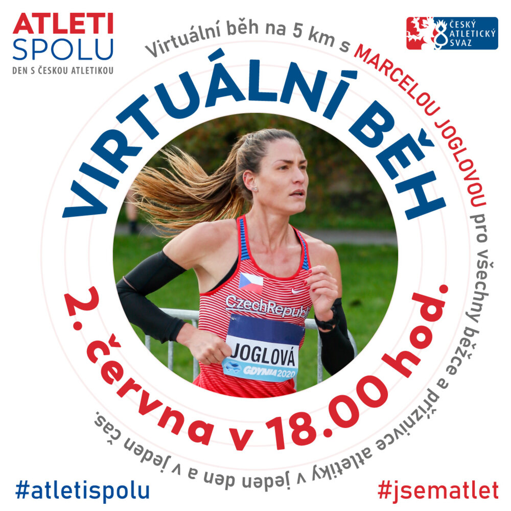 Virtuální běh v rámci „Atleti spolu“
