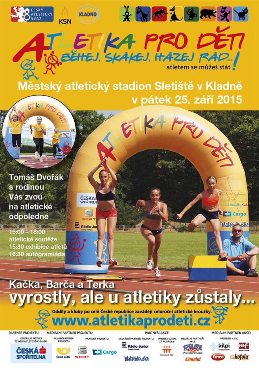 S "Atletikou pro děti" na Kladně