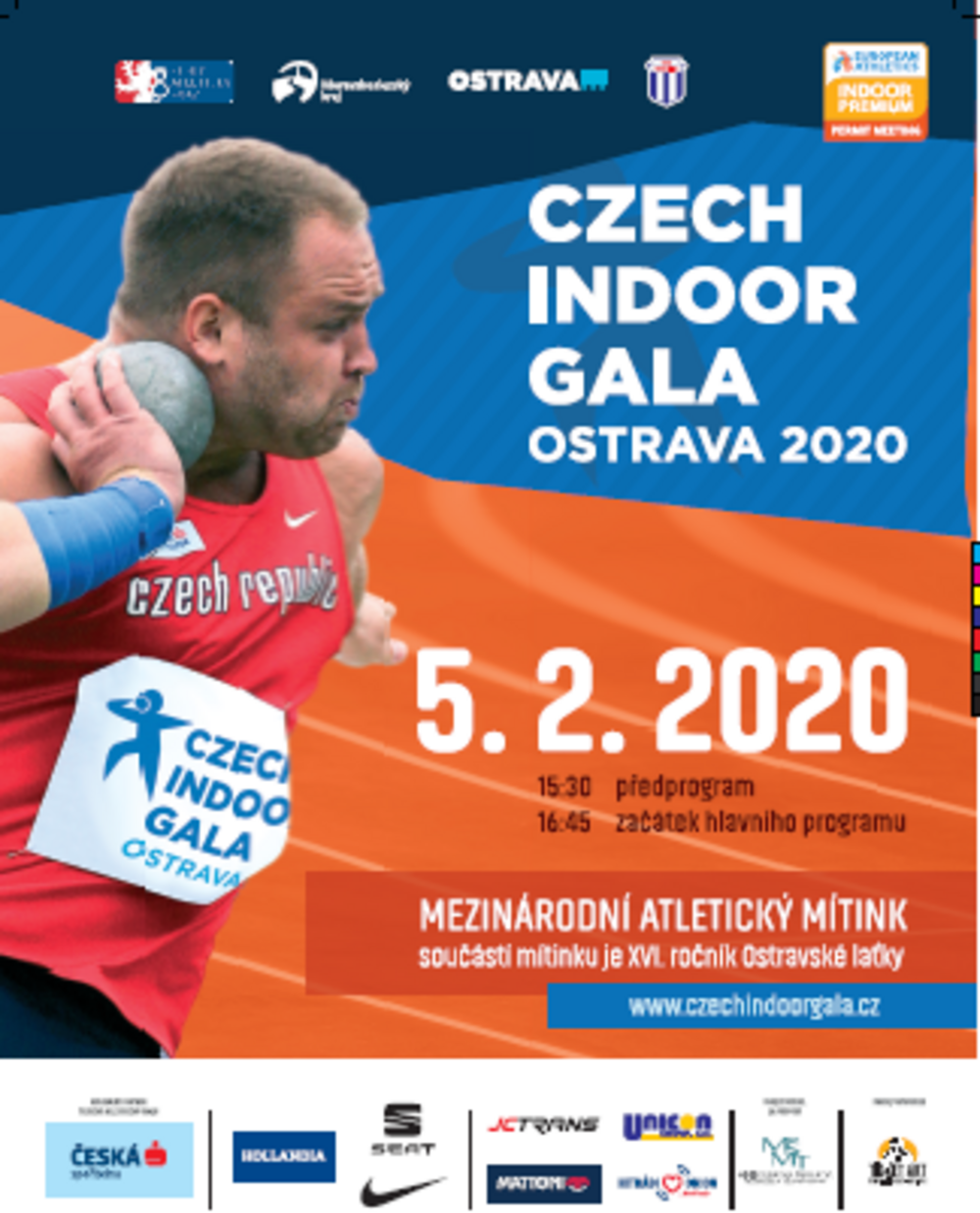 Vstupenky na Czech Indoor Gala v prodeji