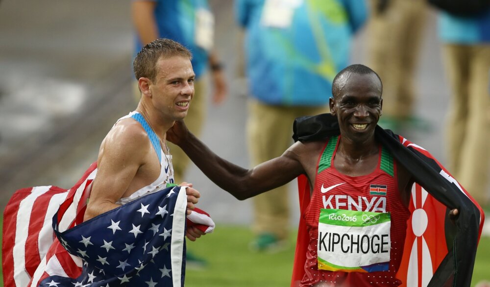 Tečku učinil maraton pro Kipchogeho