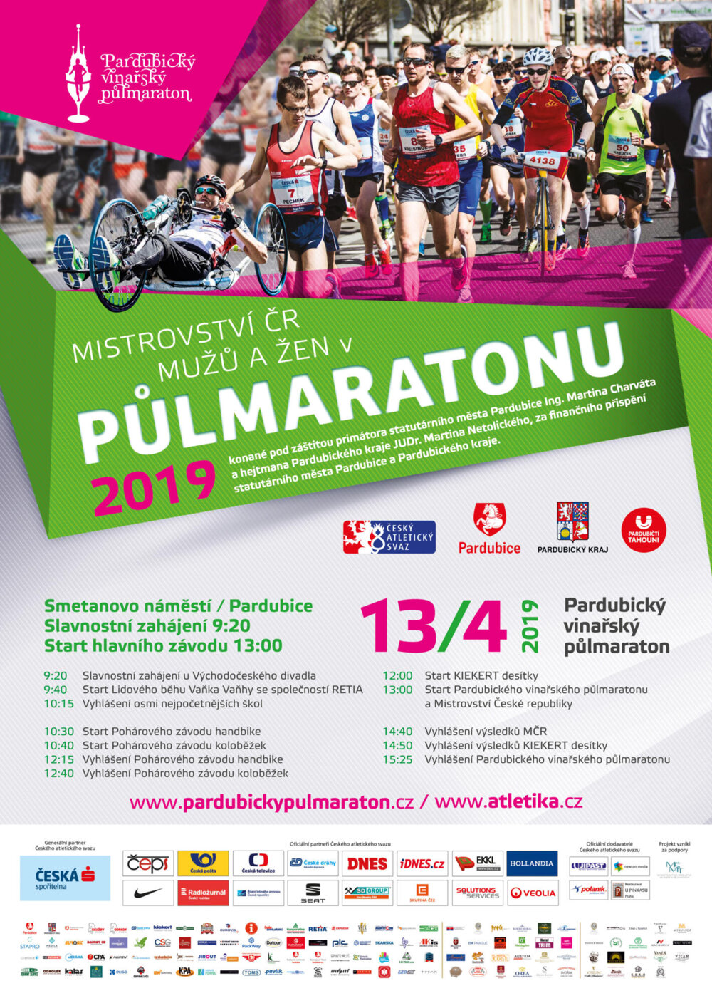 O půlmaratonské tituly opět v Pardubicích