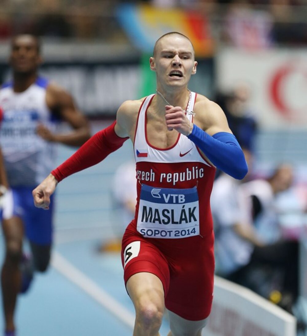 Maslák o evropského atleta března