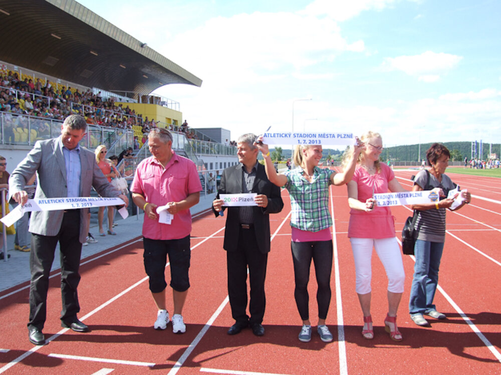 V Plzni otevírali nový stadion