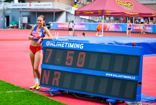 Kalmanová ozdobila atletiku na ODM národním rekordem