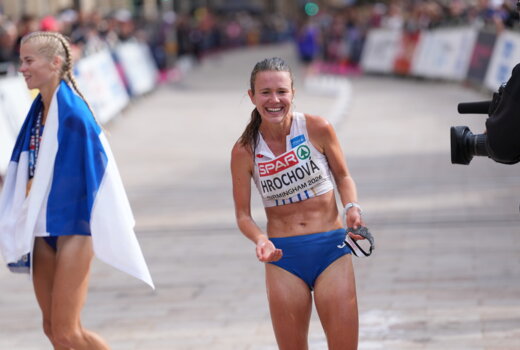 Na těžké maratonské trati překonány oba rekordy šampionátu, Hrochová je devátá