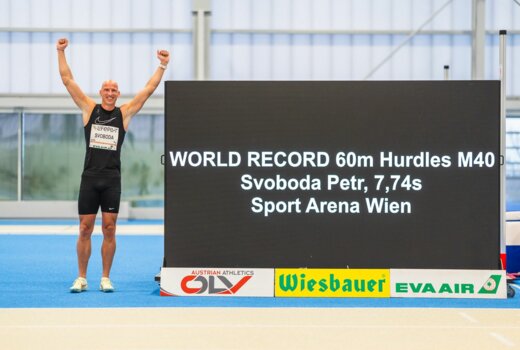 Svoboda opět posunul veteránský rekord, Švábíková skončila v Rouen pátá