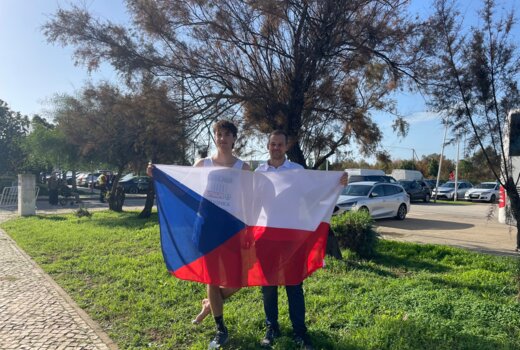 Adam Červinka se na eurokrosu blýskl devátým místem. Bez jedné tretry