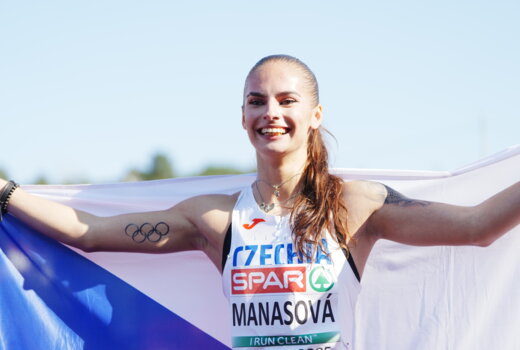 Karolína Maňasová je mistryní Evropy na stovce