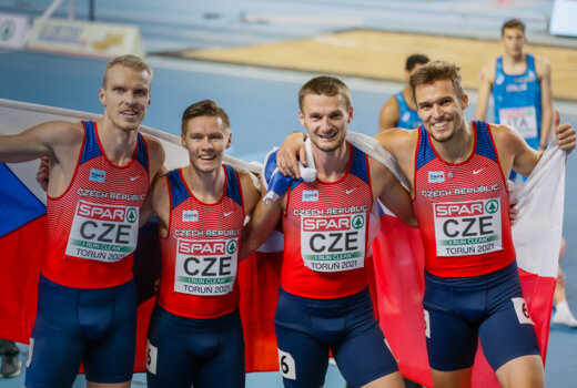 Stříbrná štafetová radost na závěr