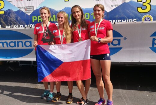 Tým vrchařek vybojoval světový bronz