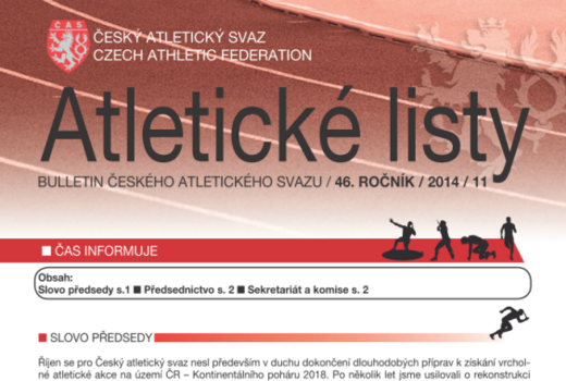 Listopadové Atletické listy