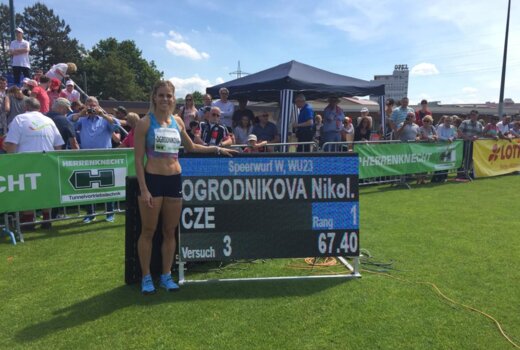 Ogrodníková zazářila v Offenburgu