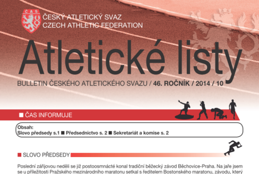 Říjnové Atletické listy