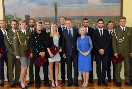 Úspěšní olympionici Dukly byli oceněni