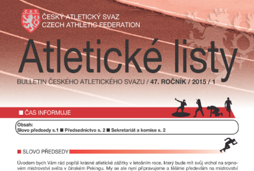 Lednové Atletické listy