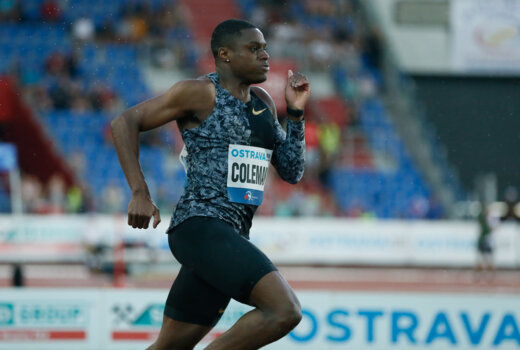 Christian Coleman v potížích