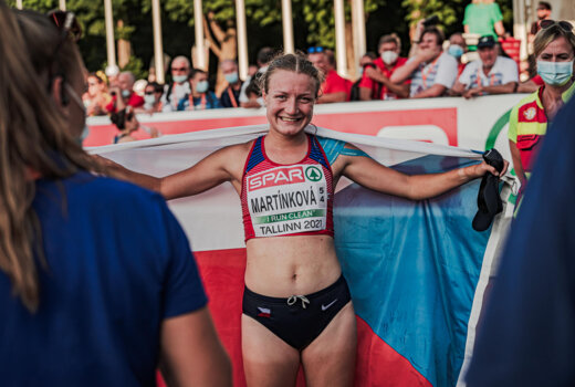 Martínková si došla v Tallinnu pro stříbro