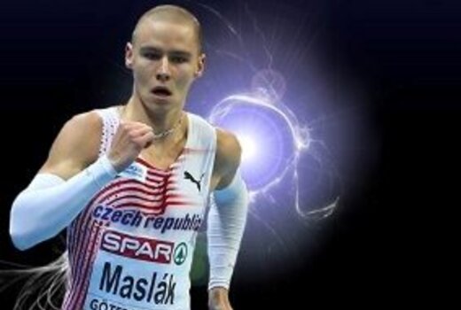 Maslák stále ve hře o atleta měsíce