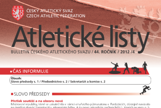 Dubnové Atletické listy