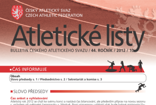 Říjnové Atletické listy