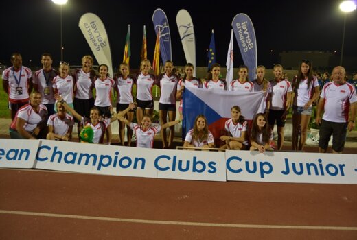Juniorky Olympu Brno stříbrné při EP