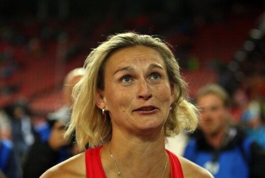 Špotáková si na závěr sezóny hodila i mužským oštěpem