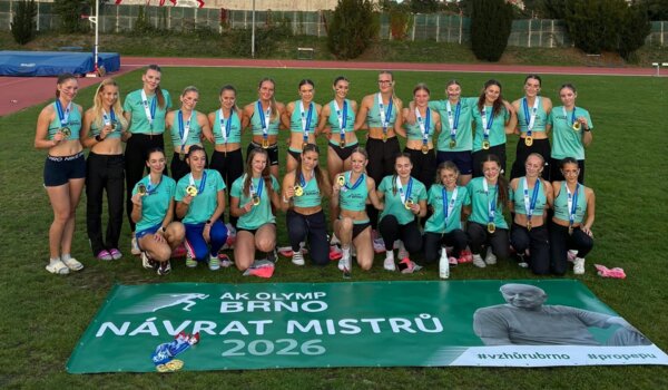 Juniorské týmové tituly putují do Turnova a Brna