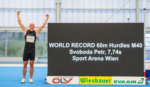 Svoboda opět posunul veteránský rekord, Švábíková skončila v Rouen pátá